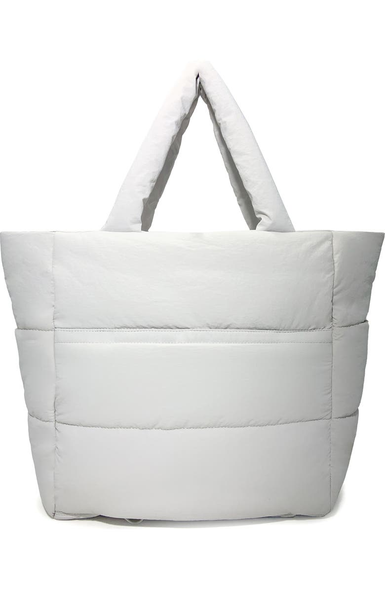 Thacker Quinn Quilted Nylon Tote, Alternate, color, Linen