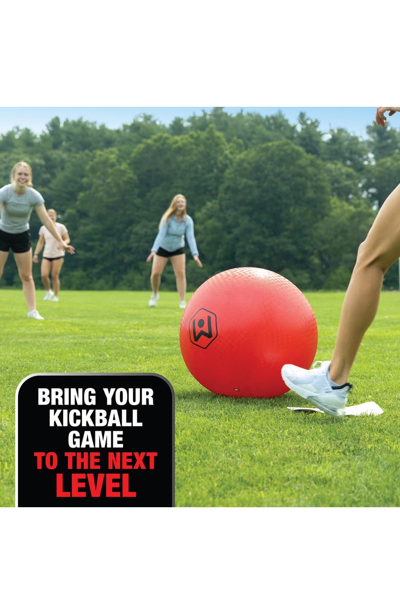 Wicked Big Sports 20" Red Kickball Giant Inflatable, Pump Included, Alternate, color, Multicolored