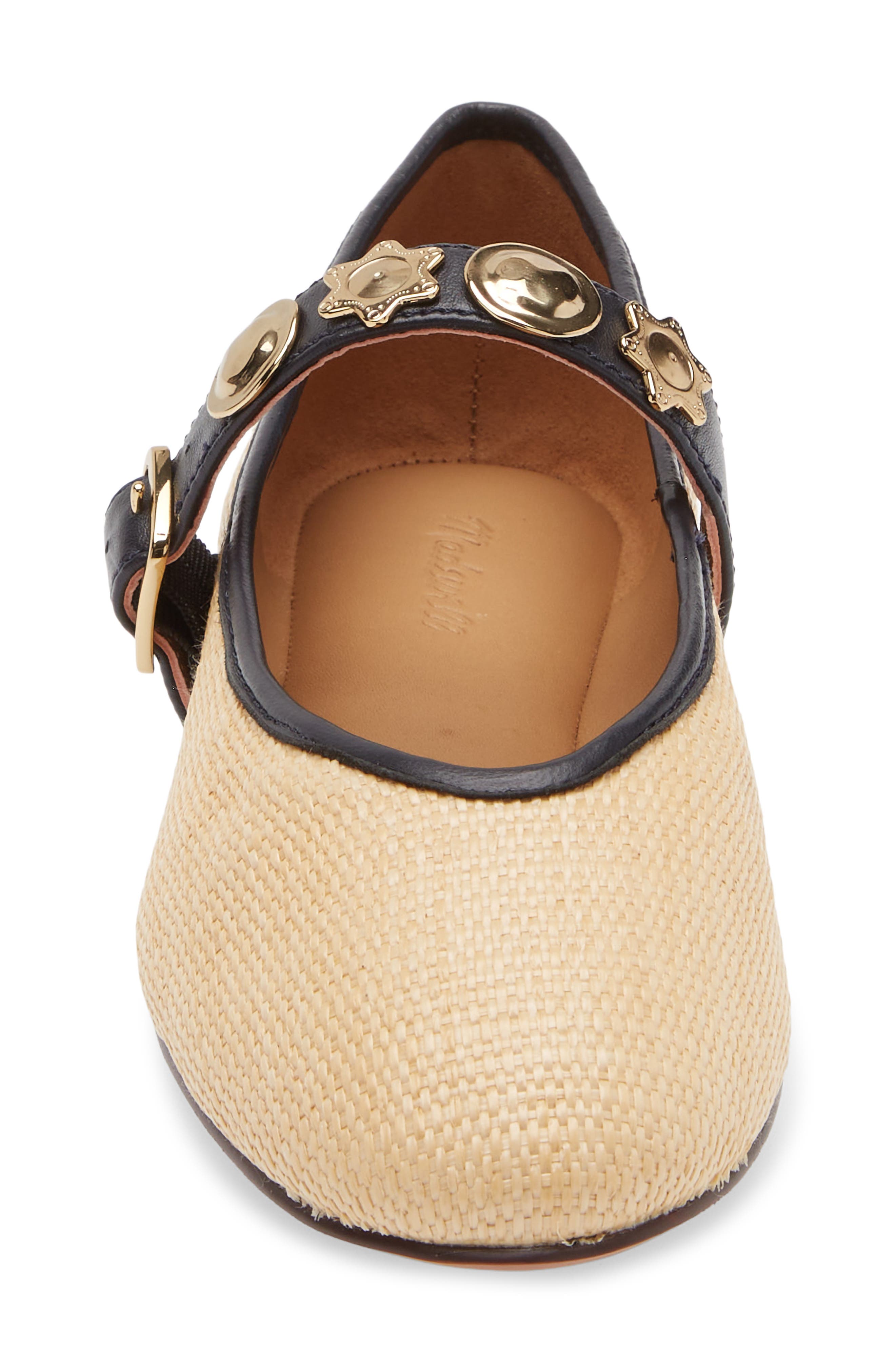Madewell The Remy Mary Jane Flat, Alternate, color, Natural Multi