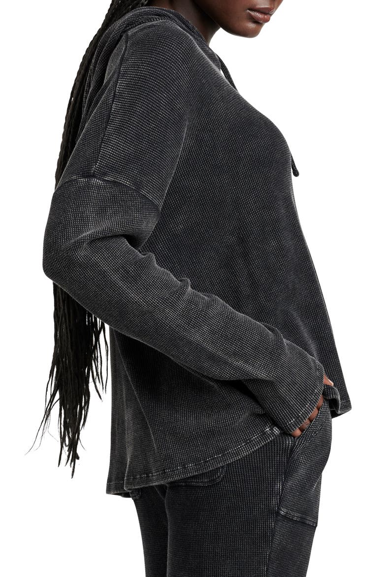 Jaime Thermal Hoodie, Alternate, color, BLACK WASH