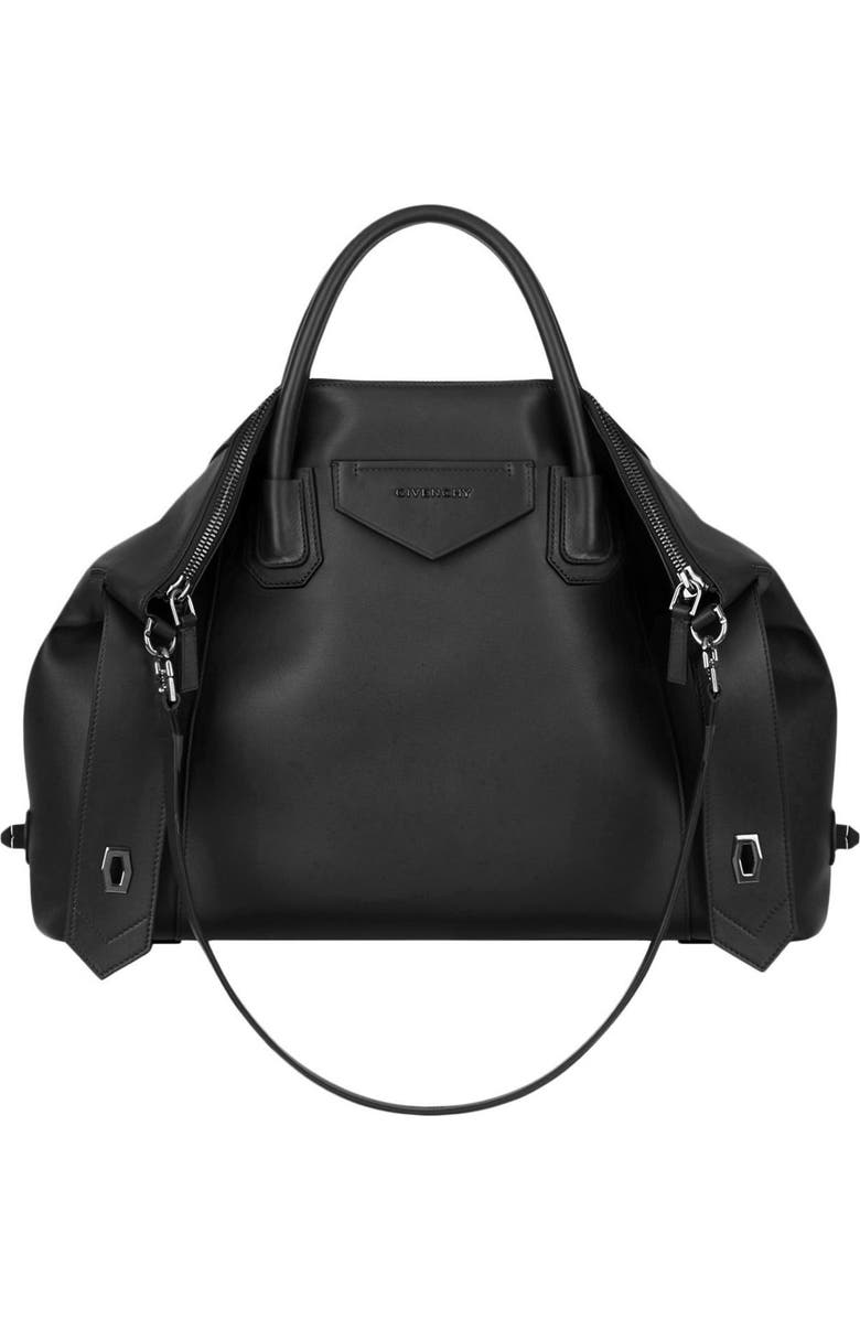 Givenchy Antigona Soft Medium Leather Satchel, Main, color,