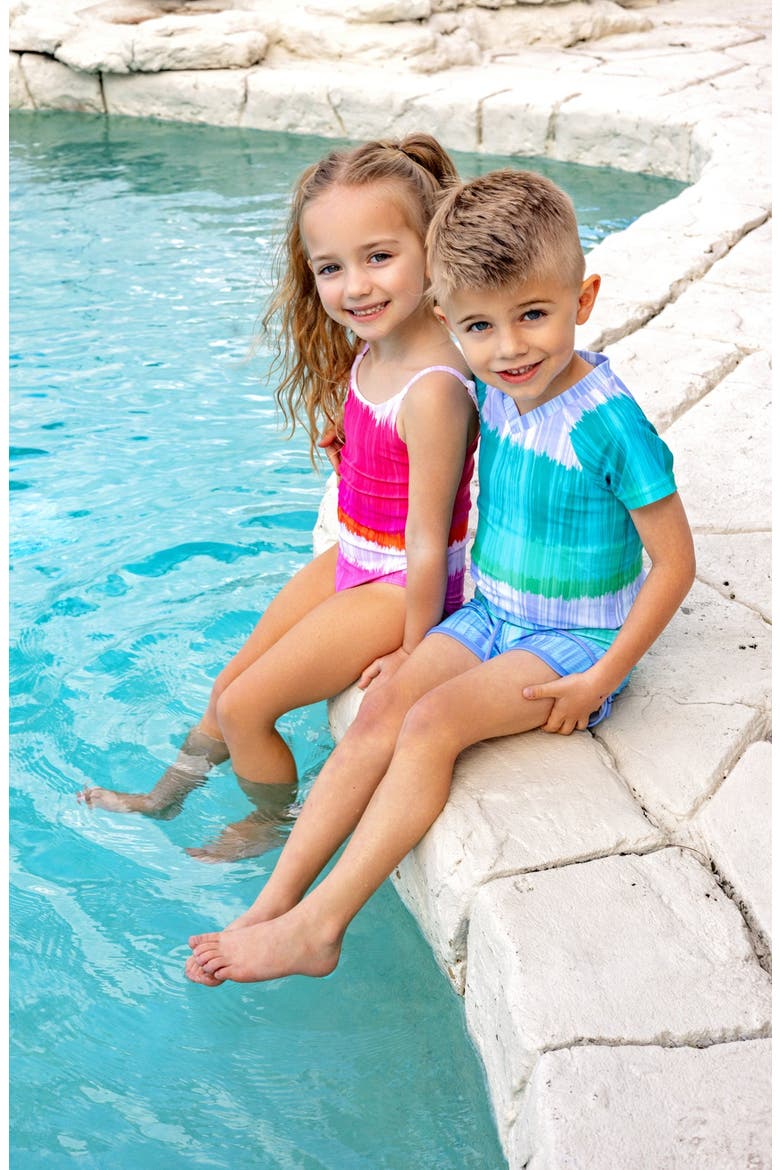 Dip Dye Bathing Suit, Alternate, color, Pink Ombre