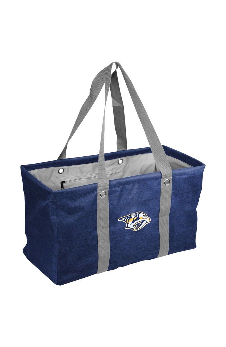 LOGO BRANDS Nashville Predators Crosshatch Picnic Caddy Tote Bag, Main, color, 