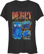 KPop Demon Hunters Junior's Derpy and Sussie Friends Short Sleeve Graphic T-Shirt