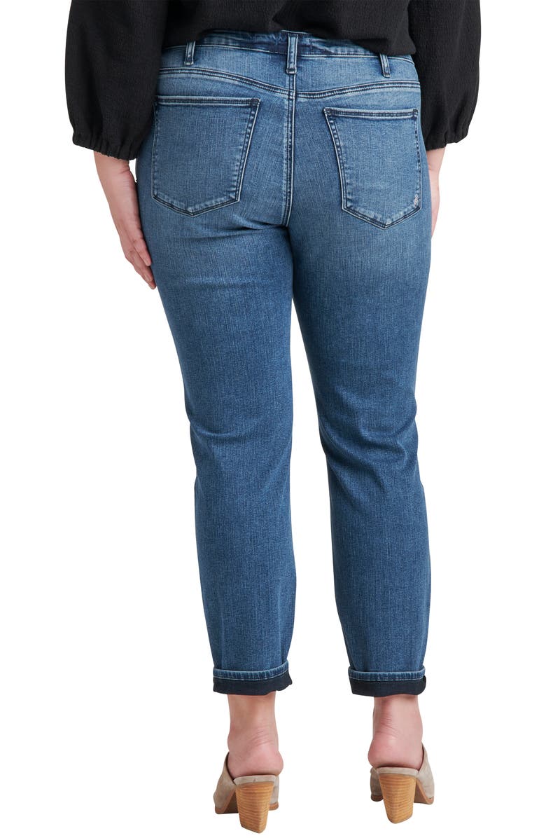 Silver Jeans Co. Beau Cuff Girlfriend Fit Jeans, Alternate, color,