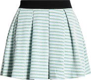 MAUDE CLUB Hyatt Geo Print Pleated Mini