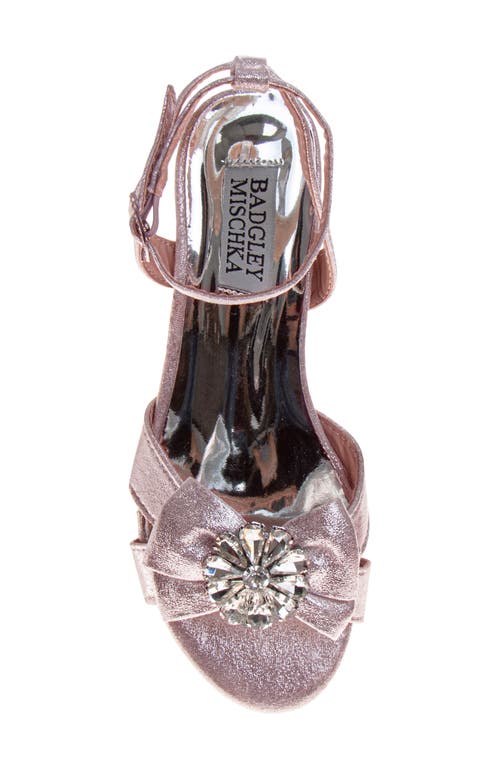 Badgley Mischka Collection Kids' Ankle Strap Sandal In Multi