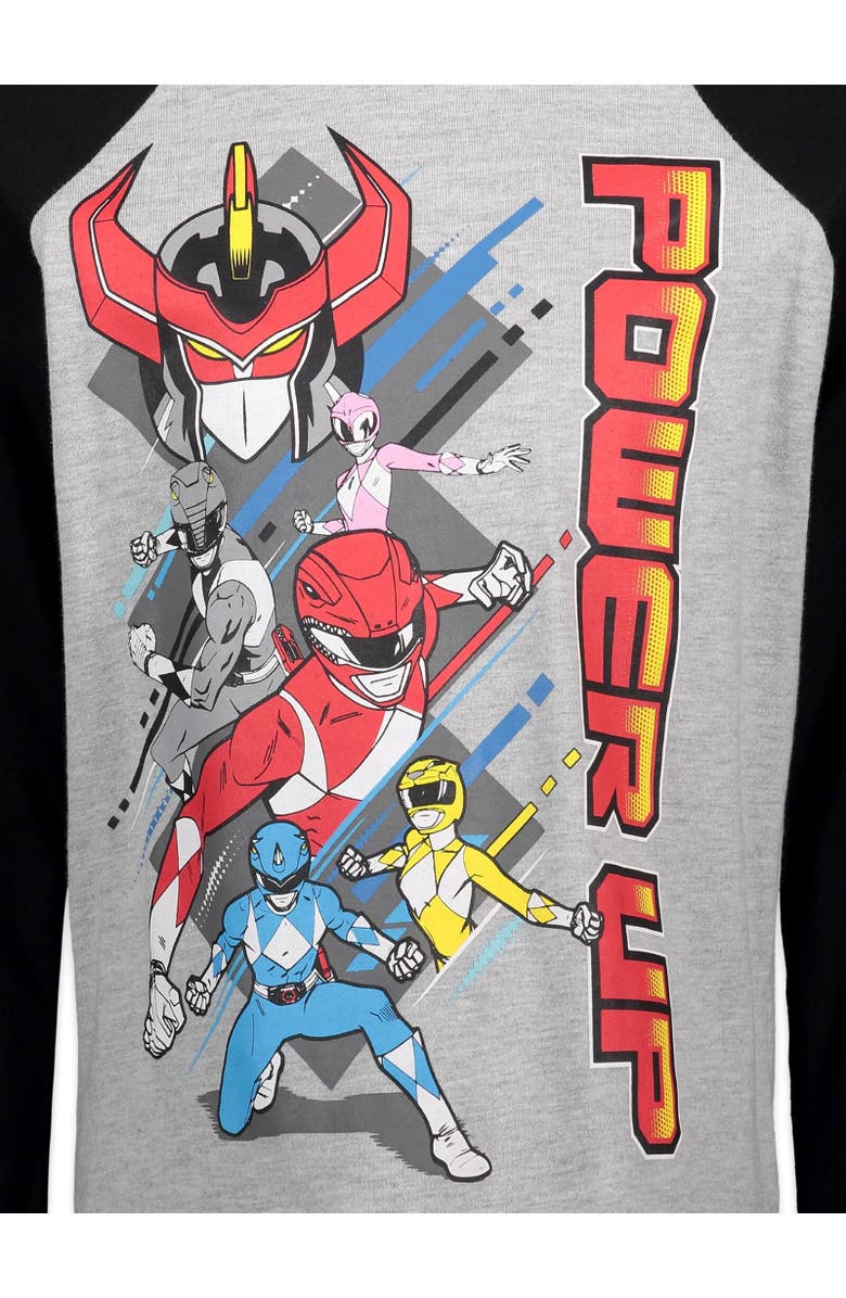 Power Rangers 2-Pack Long Sleeve T-Shirts, Alternate, color, Red/Grey