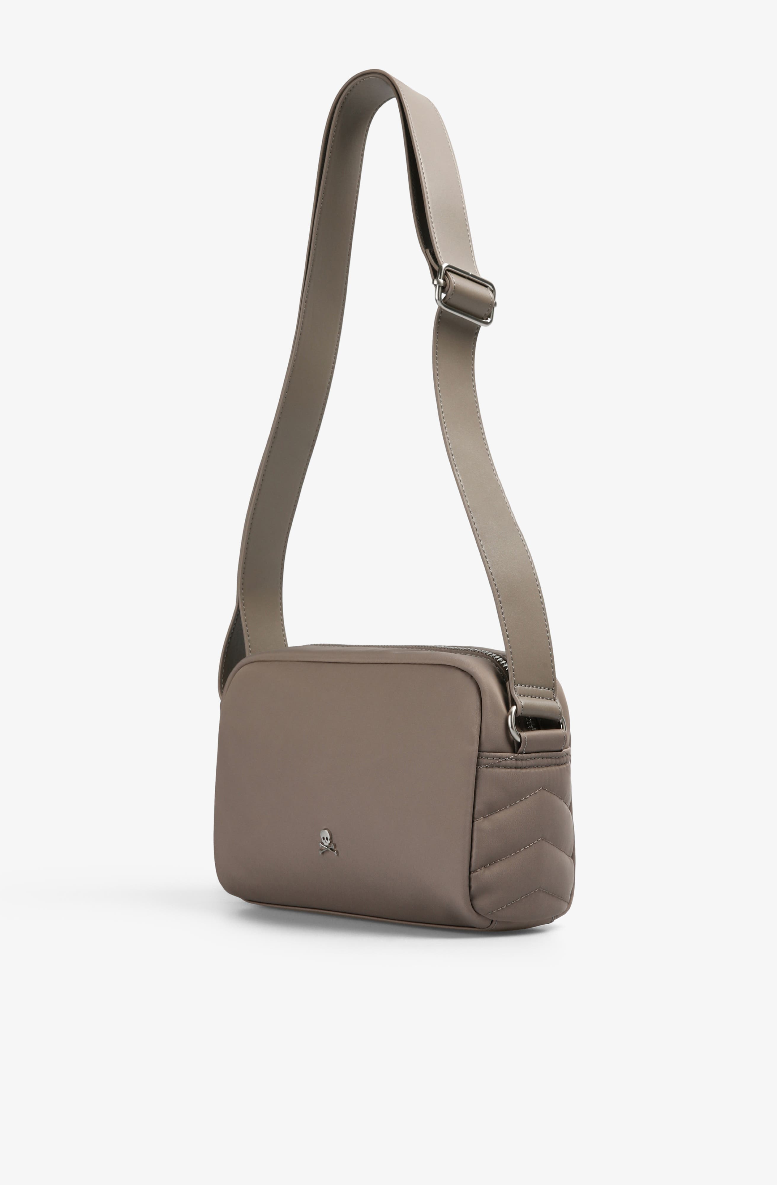 Padded Crossbody Mini Bag, Alternate, color, Taupe