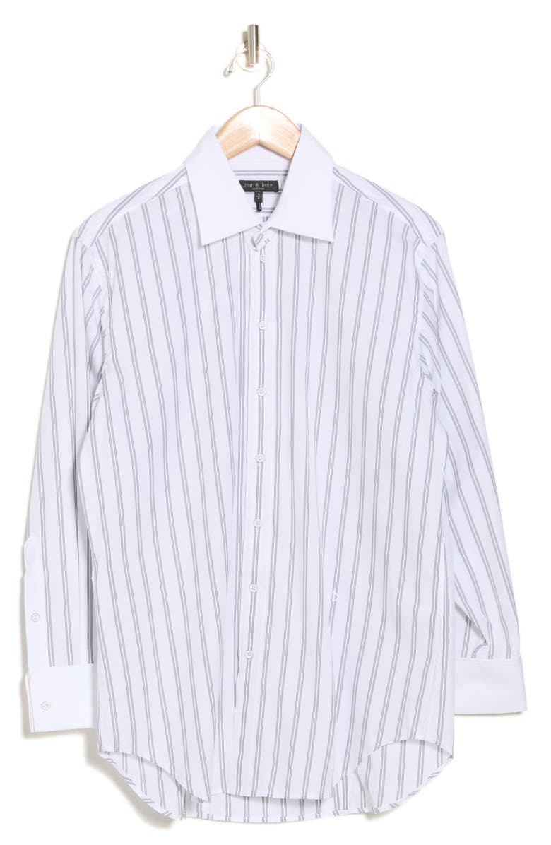 rag & bone Diana Stripe Shirt, Alternate, color, 