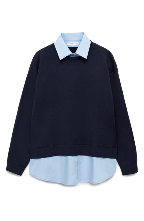 Fede Mixed Media Sweater