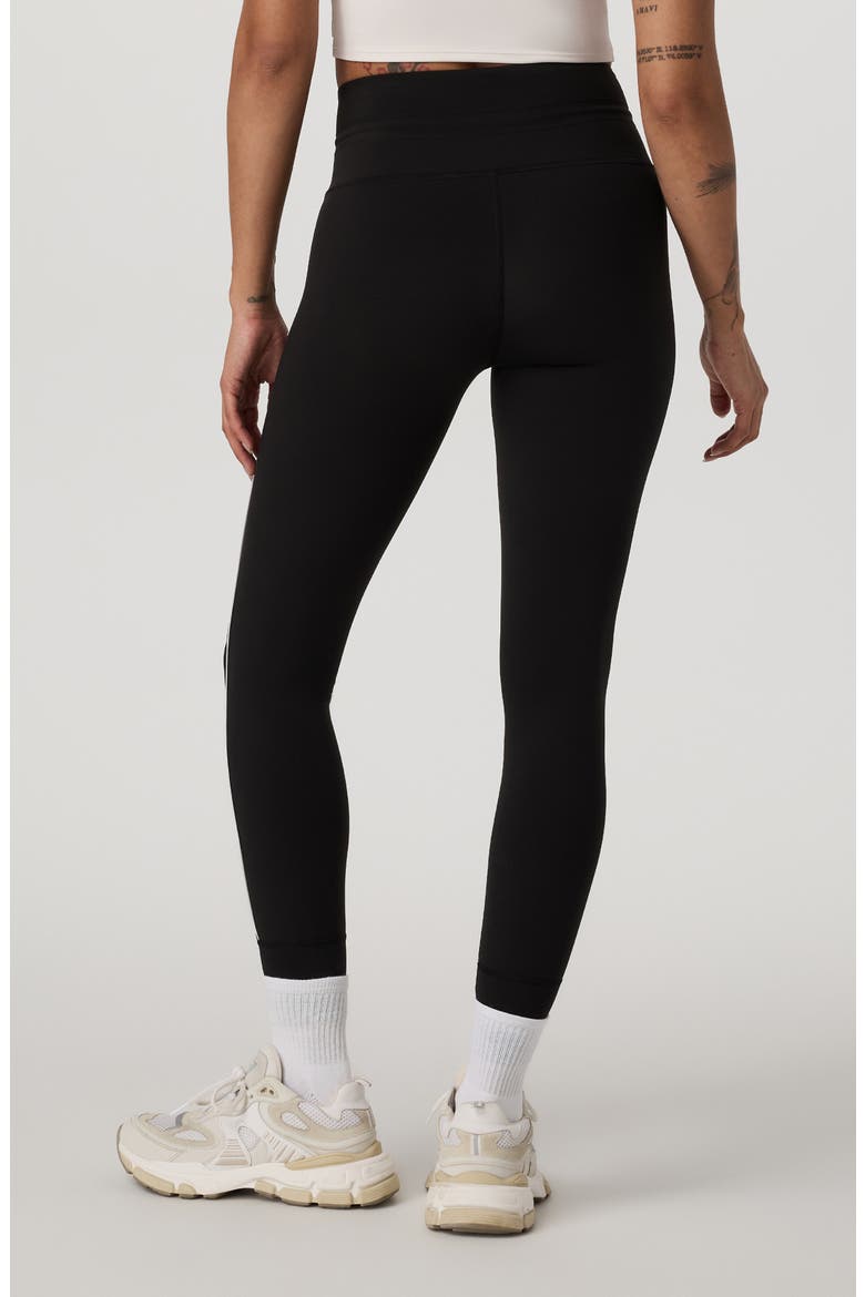 Daily Piped Drawstring Leggings, Alternate, color, BLACK