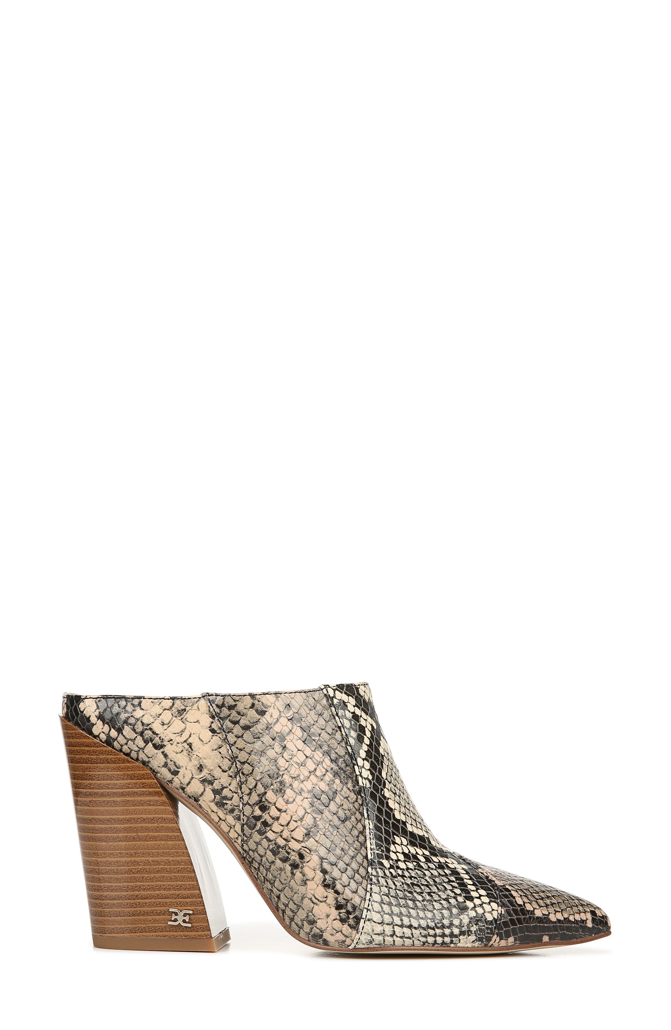 Reverie Pointed Toe Mule, Alternate, color, SNAKE PRINT LEATHER