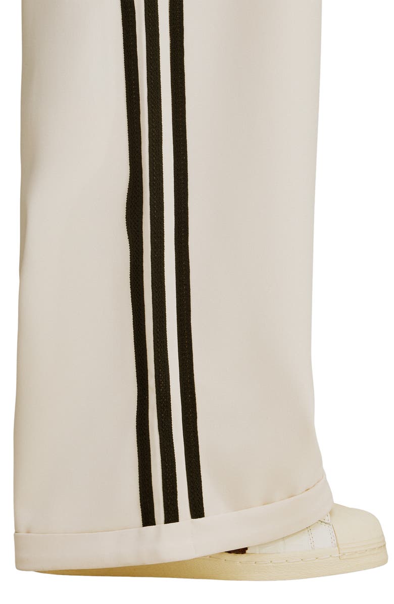 adidas x Wales Bonner Pleated Wide Leg Woven Track Pants, Alternate, color, Wonder White
