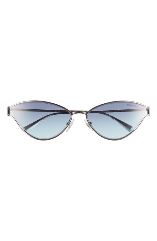 Tiffany & Co. 61mm Cat Eye Sunglasses in Silver 