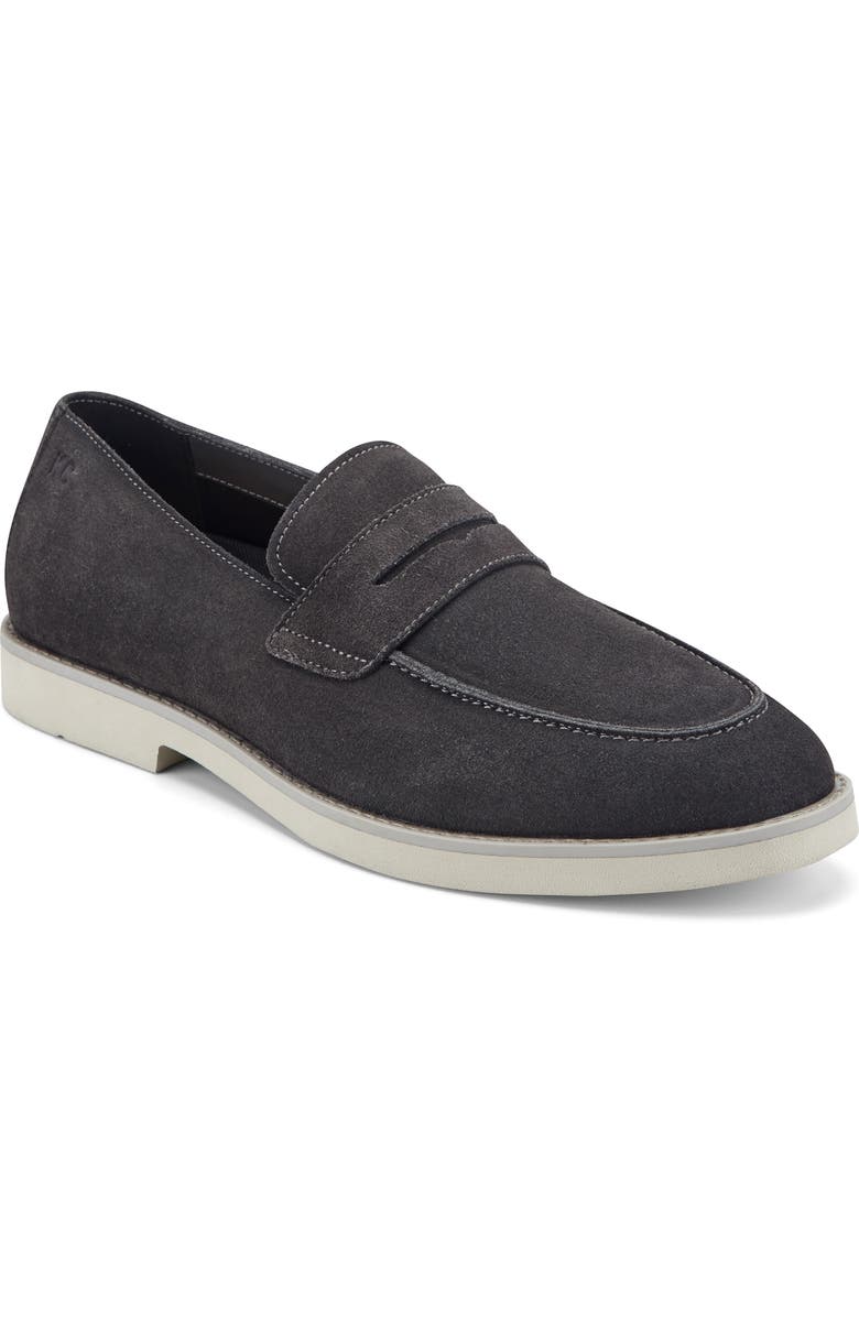 Kenneth Cole New York Savon Penny Loafer, Main, color, Charcoal