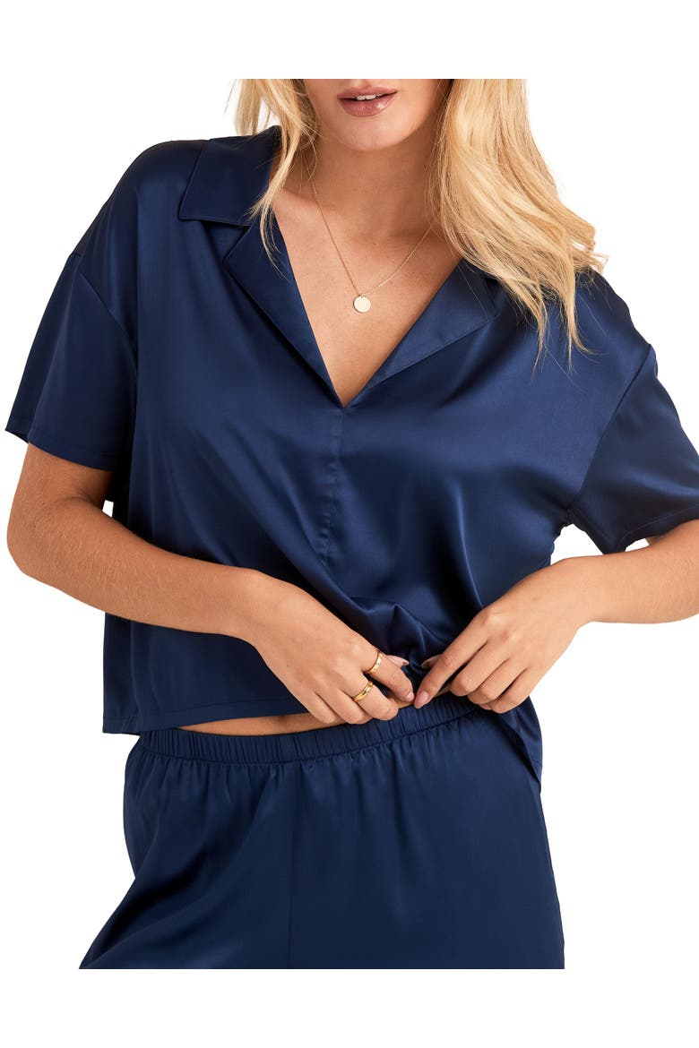 Verity Pajama Set, Alternate, color, Dark blue