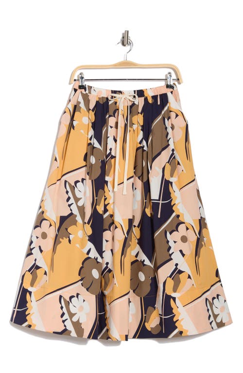 ADRIANNA PAPELL ADRIANNA PAPELL A-LINE PRINT SKIRT