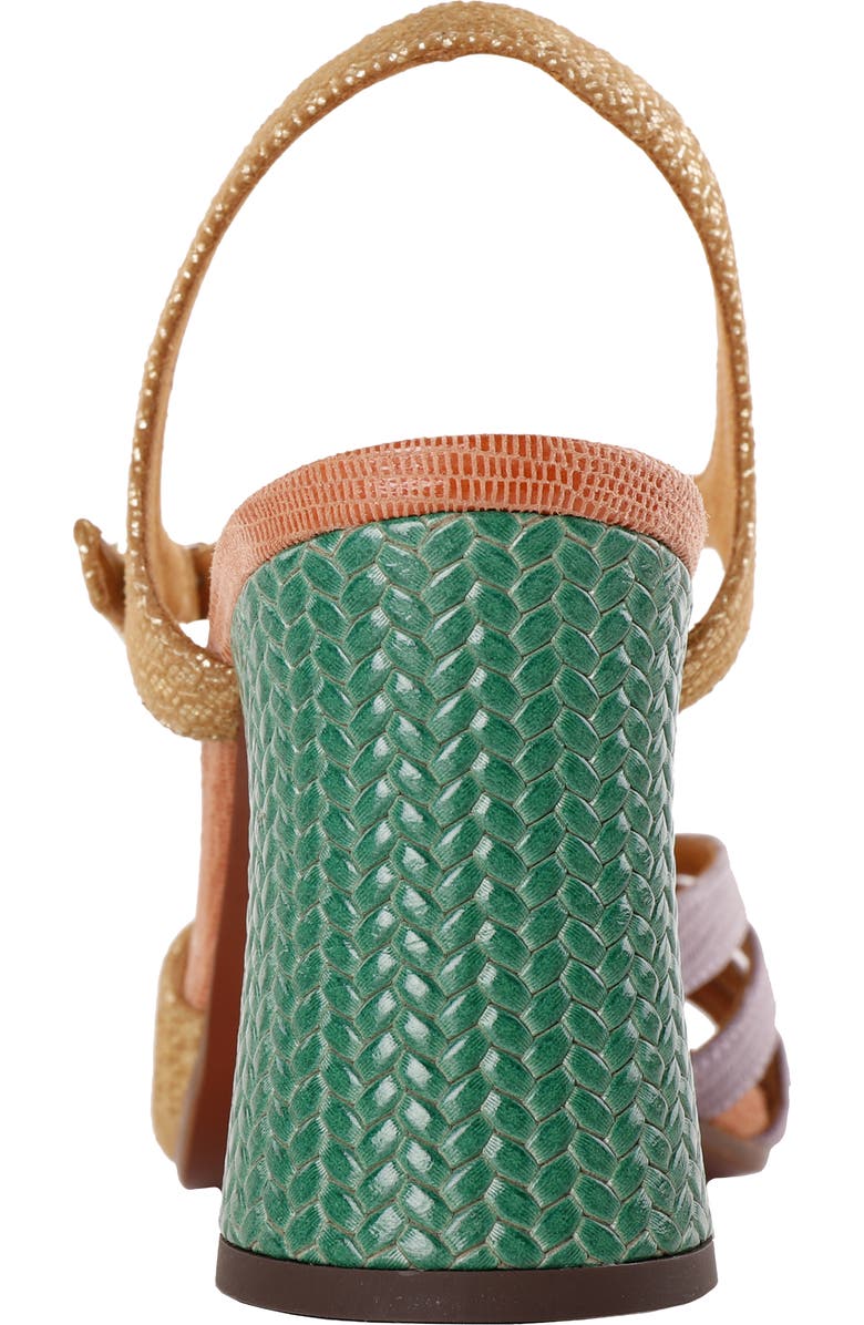 Chie Mihara Flower Appliqué Sandal, Alternate, color,