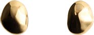 MANGO Molten Button Stud Earrings