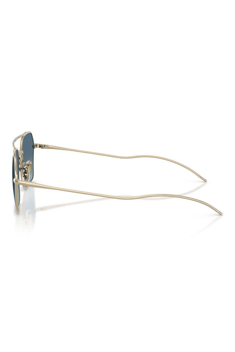 TK-14 53mm Geometric Sunglasses, Alternate, color, GOLD / MARINE GRADIENT