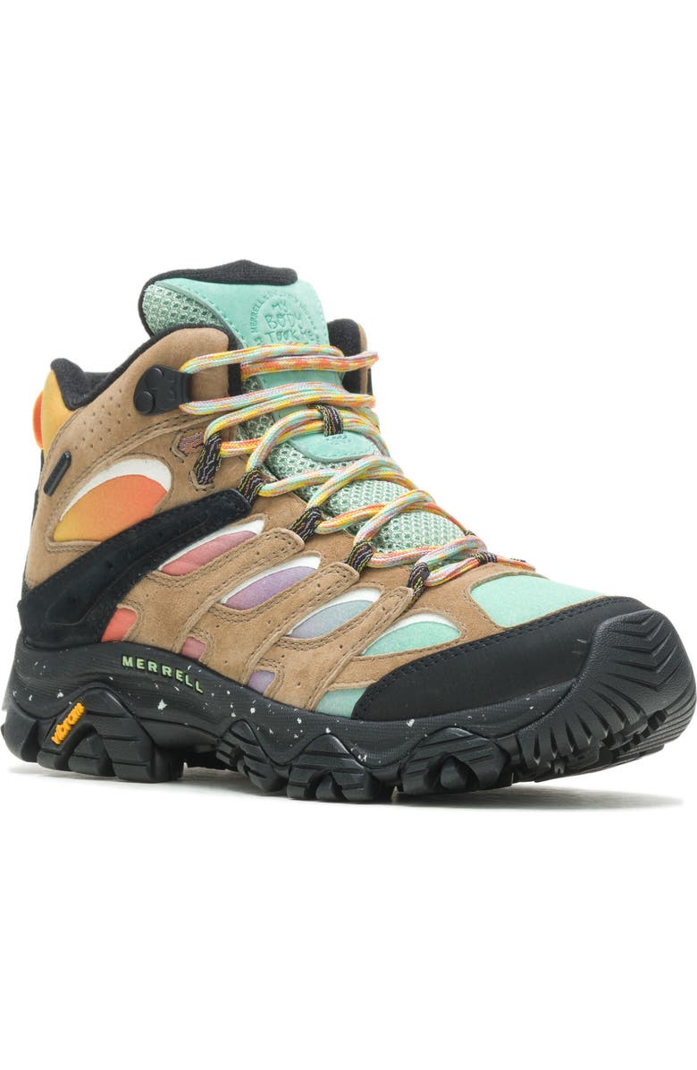 Merrell x Unlikely Hiker Moab 3 Waterproof Mid Hiking Boot, Main, color,