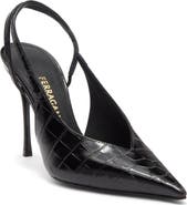 FERRAGAMO Cressy Pointed Toe Slingback Pump