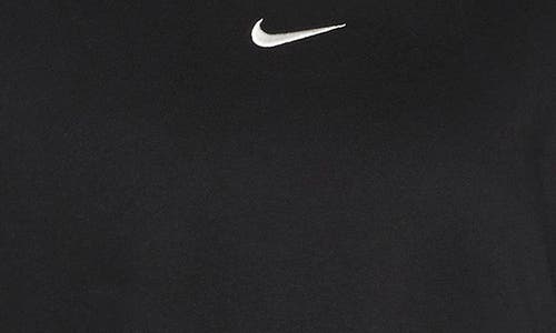 Nike Phoenix Fleece Crewneck Sweatshirt In Black