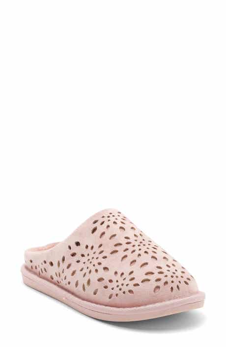 Børn Laser Cut Microsuede Clog Slipper