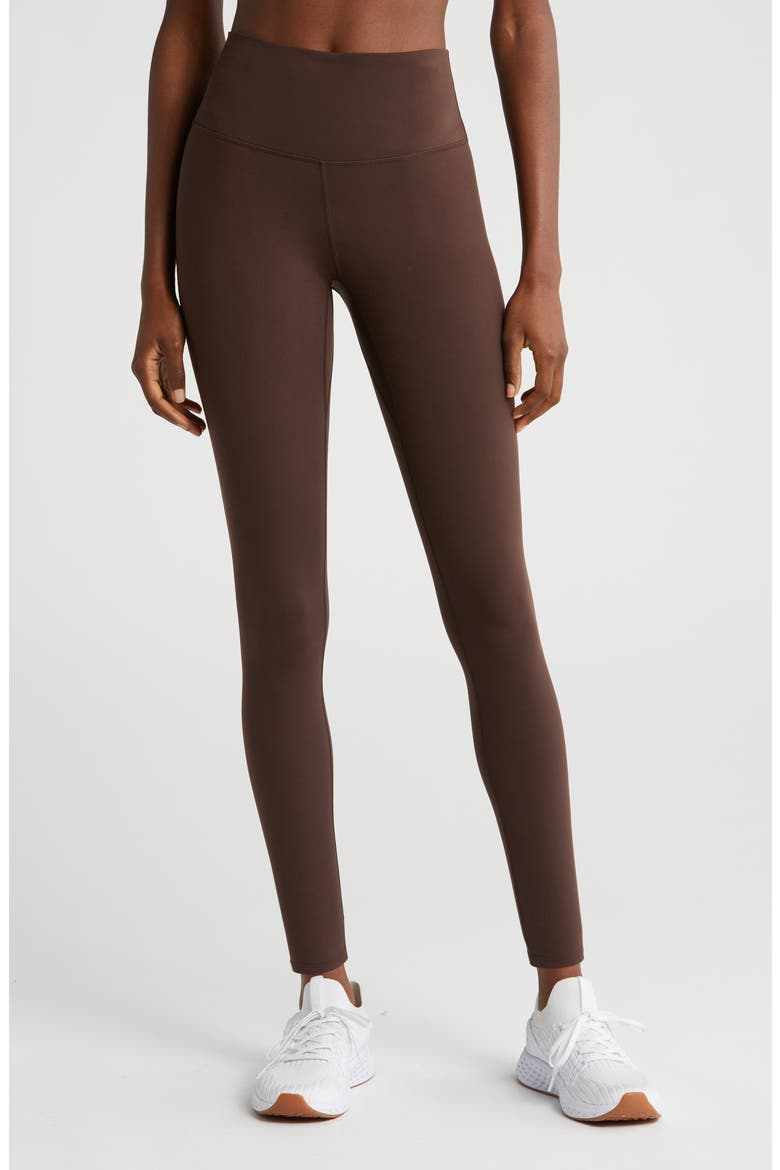 FreeSoft™ High Rise 25-Inch Leggings, Main, color, COFFEE BEAN