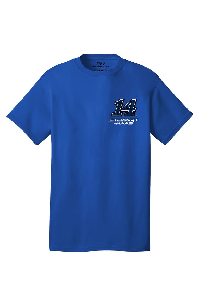 STEWART-HAAS RACING Men's Stewart-Haas Racing Team Collection Royal Chase Briscoe Flag T-Shirt, Alternate, color, Royal
