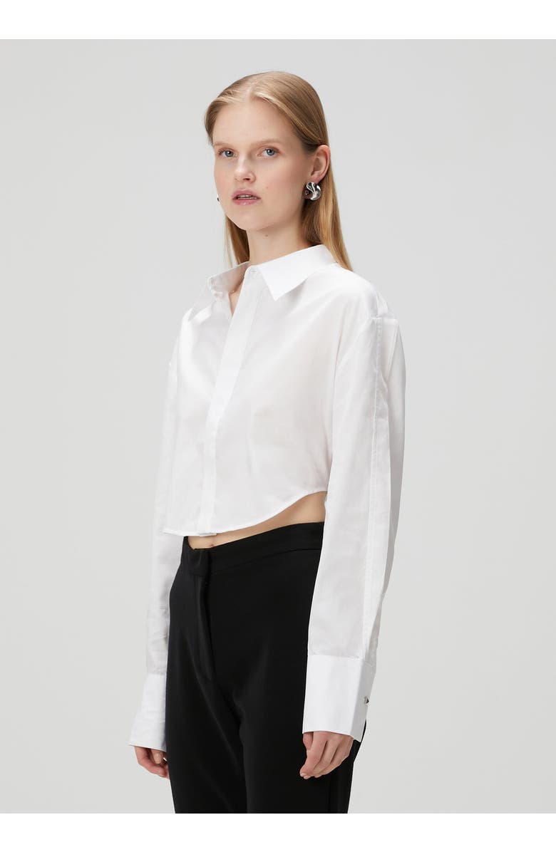 PCFG Pure Cotton Crop Shirt, Alternate, color, White