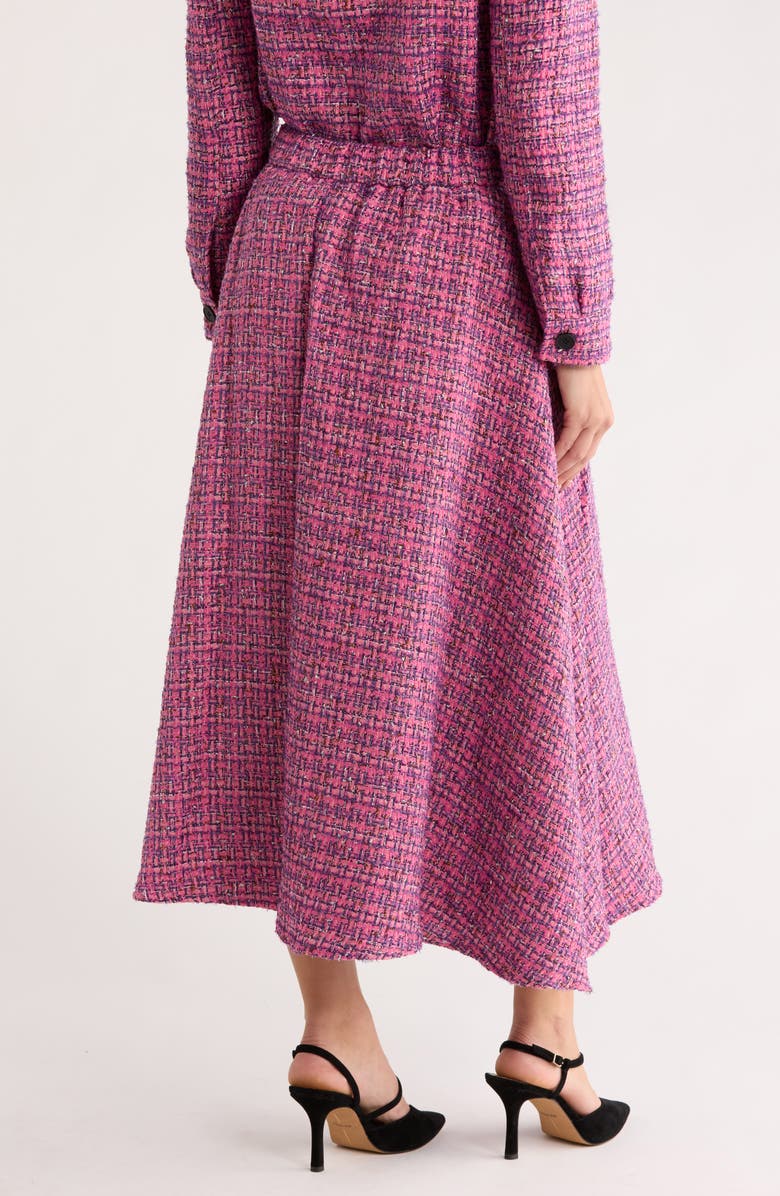 AREA STARS Birdie Tweed A-Line Skirt, Alternate, color, 
