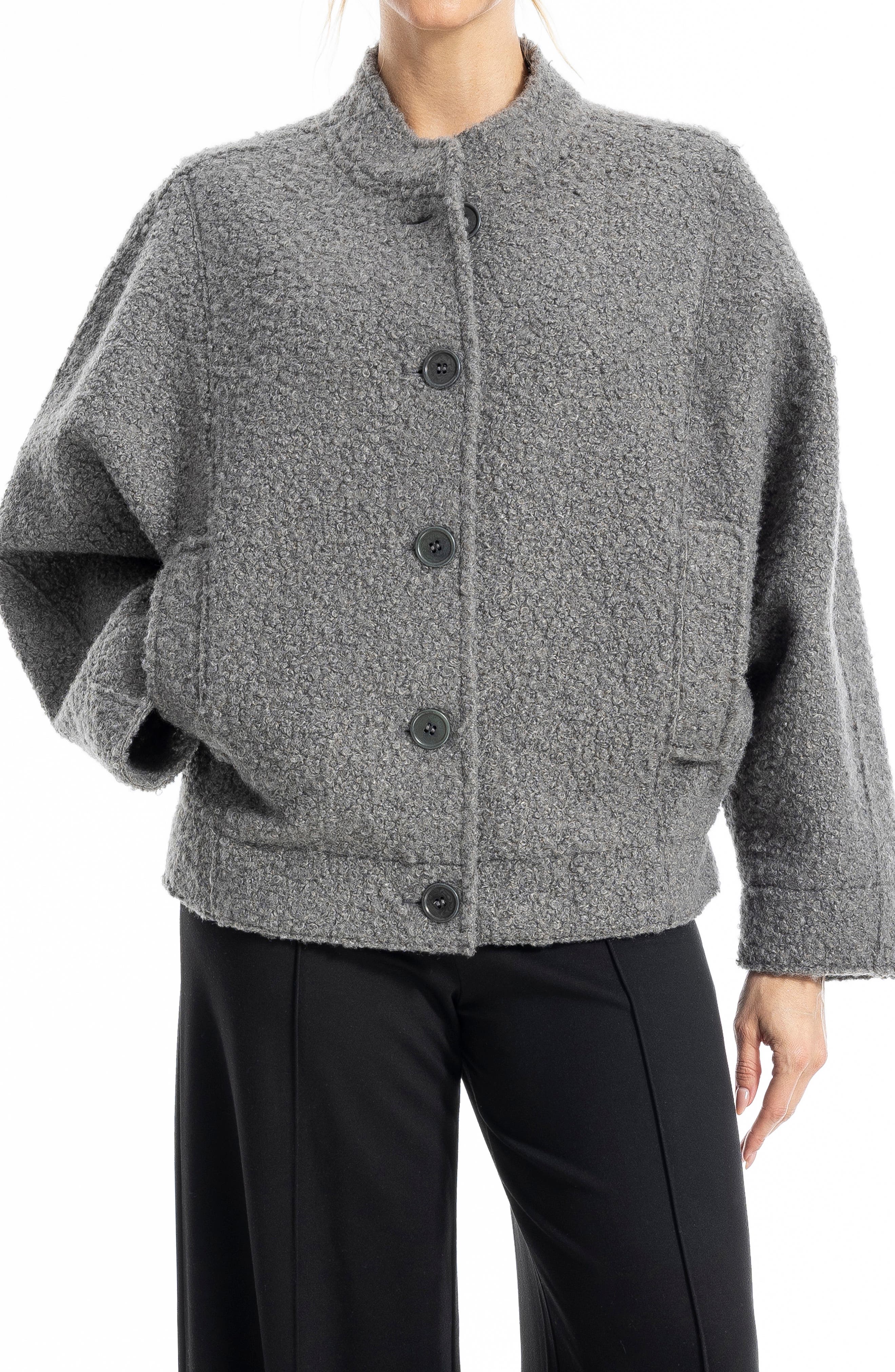 MAX STUDIO High Pile Fleece Jacket