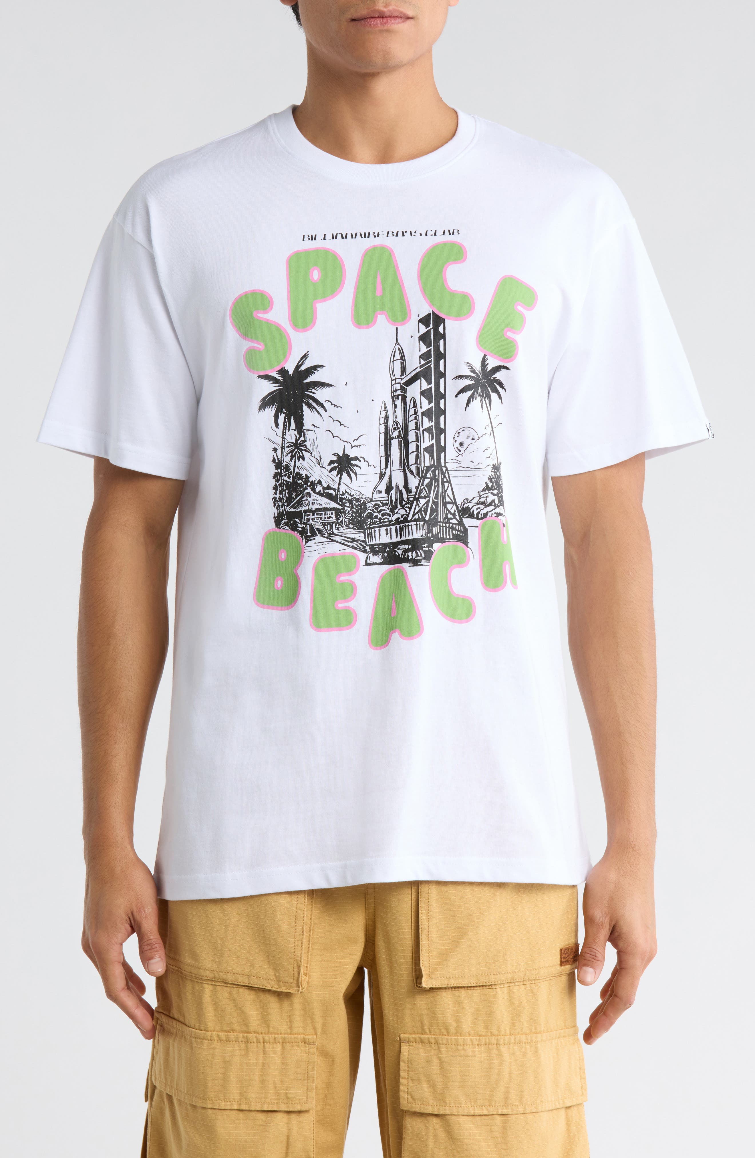 Billionaire Boys Club Space Beach Graphic Short Sleeve T-Shirt