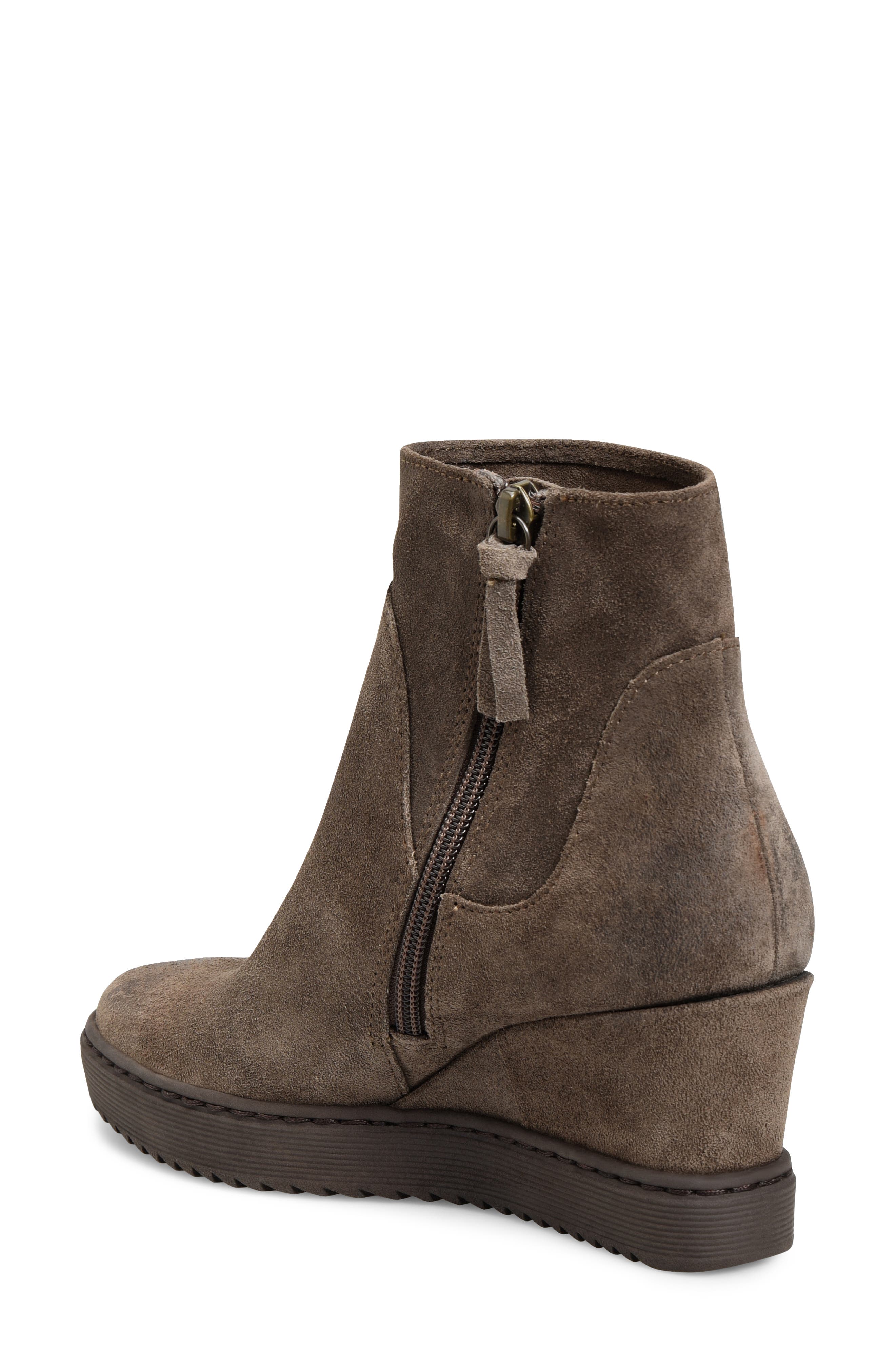 waterproof wedge bootie