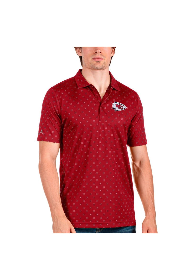 Men's Antigua Red Kansas City Chiefs Spark Polo, Main, color, Red
