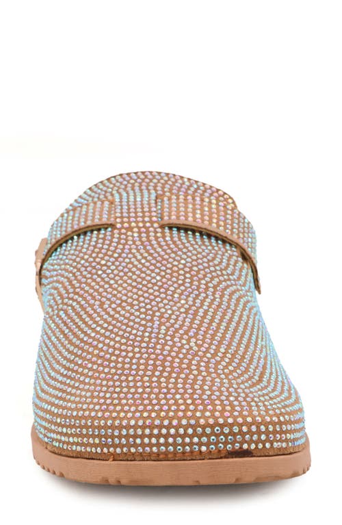 Yoki Tamara Crystal Embellished Clog In Tan