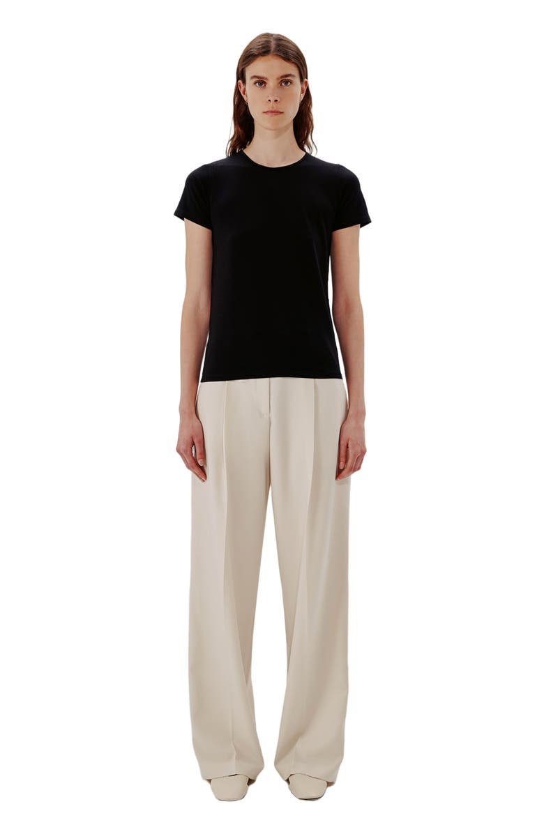 Another Tomorrow FITTED TEE, Main, color, Black