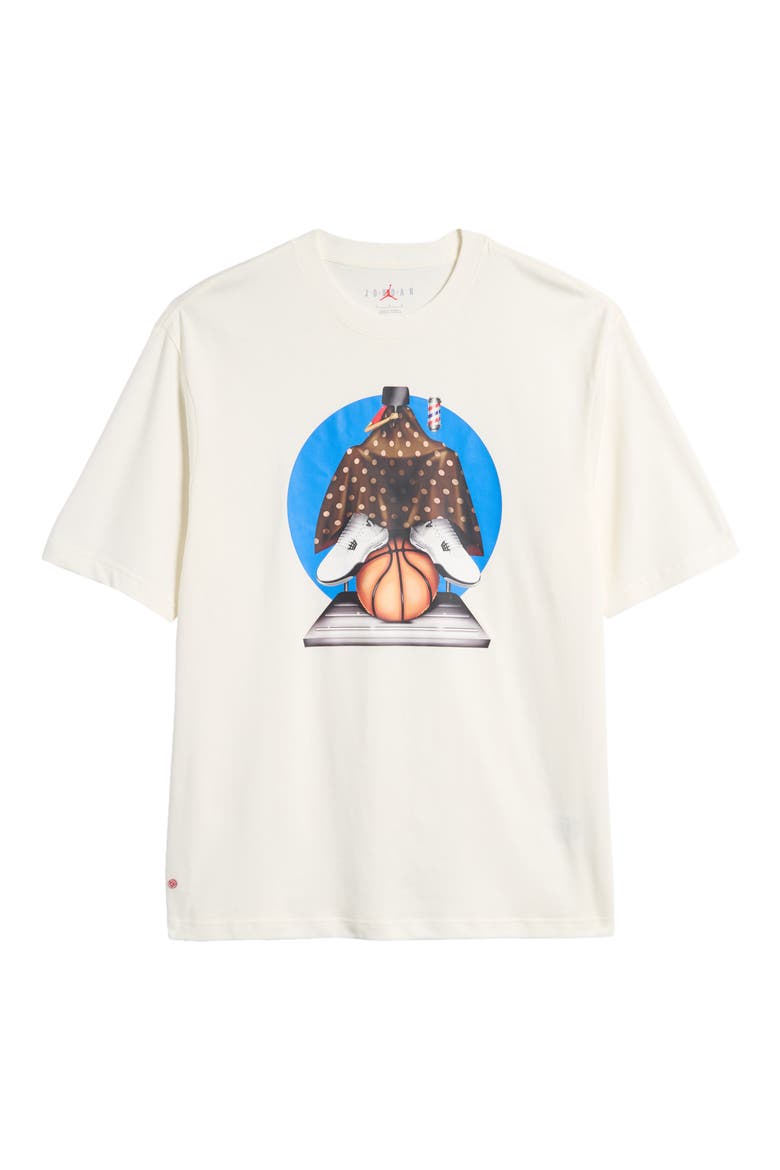 x Darien Birks Artist Series Cotton Graphic T-Shirt, Alternate, color, SAIL