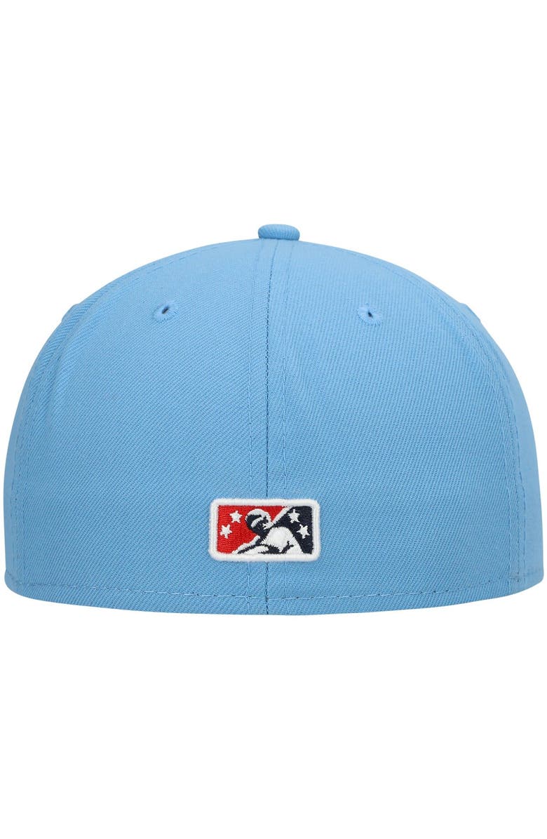 New Era Men's New Era Light Blue Memphis Redbirds Authentic Collection Team Alternate 59FIFTY Fitted Hat, Alternate, color, Light Blue