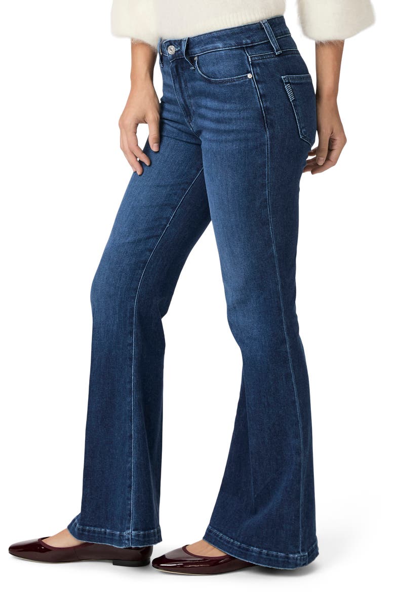 PAIGE Genevieve High Waist Flare Jeans, Alternate, color, 