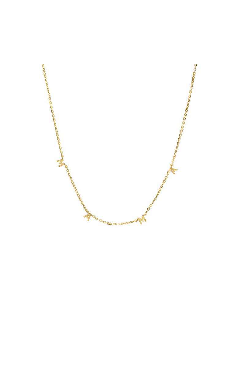 BY ADINA EDEN Solid Mini Mama Scattered Necklace, Main, color, 