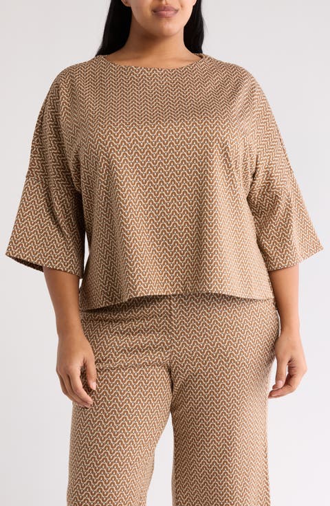 Double Knit Top (Plus)