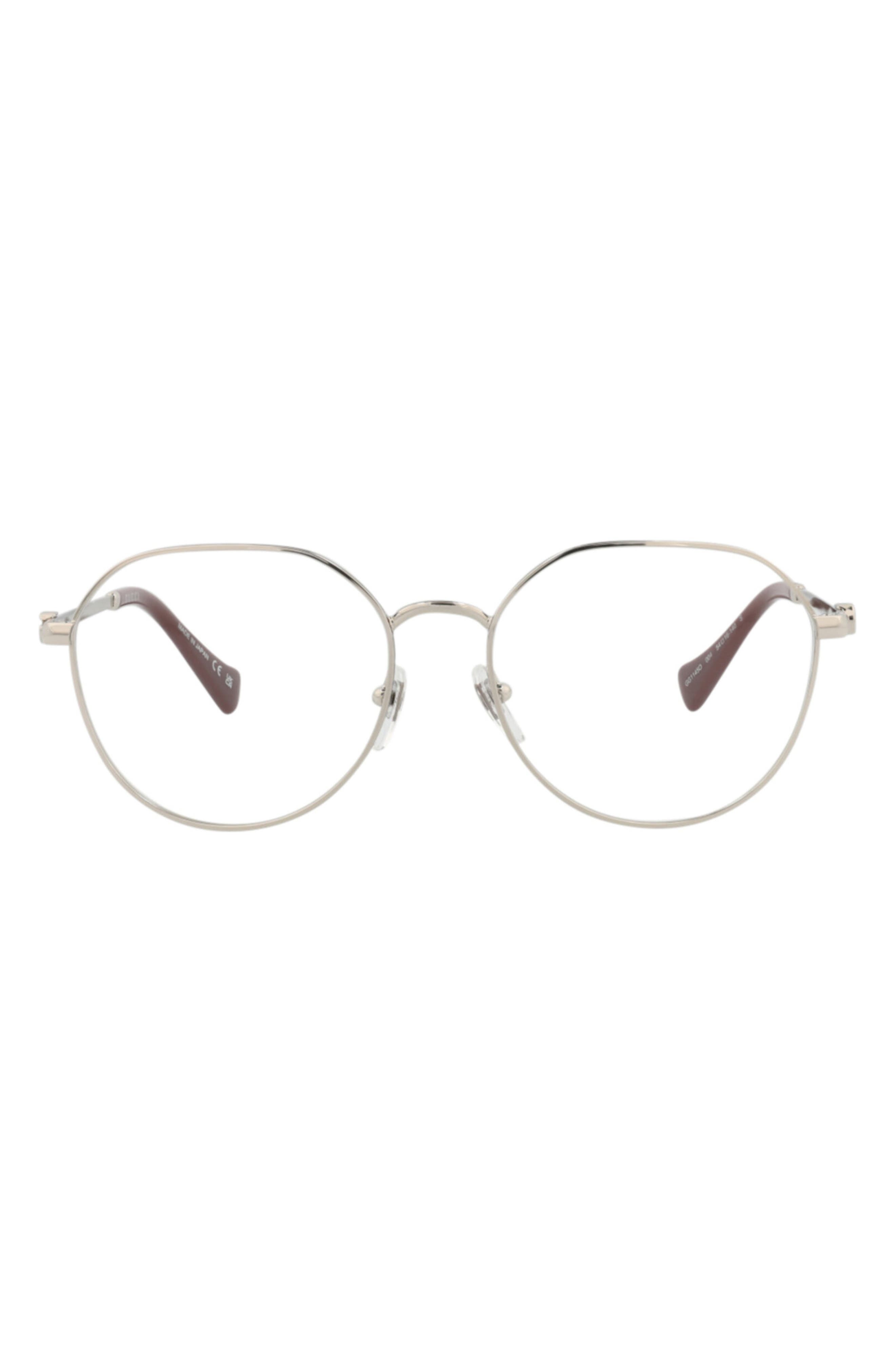 Gucci 54mm Round Optical Glasses