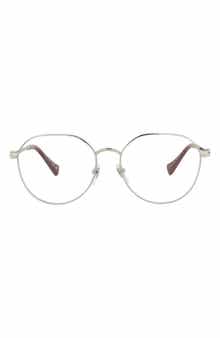 Gucci 54mm Round Optical Glasses