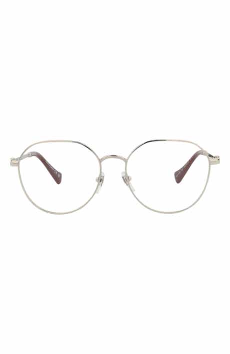 Gucci 54mm Round Optical Glasses