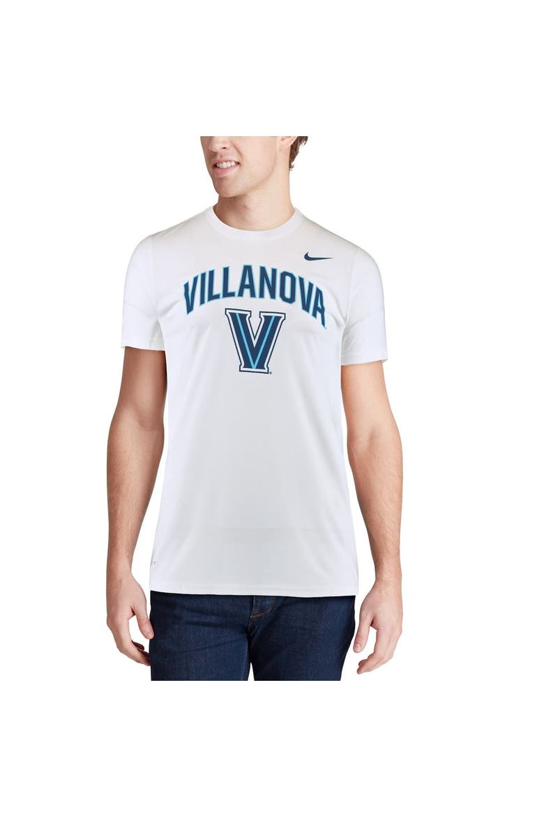 Men's Nike White Villanova Wildcats Arch Over Logo Performance T-Shirt, Alternate, color, White