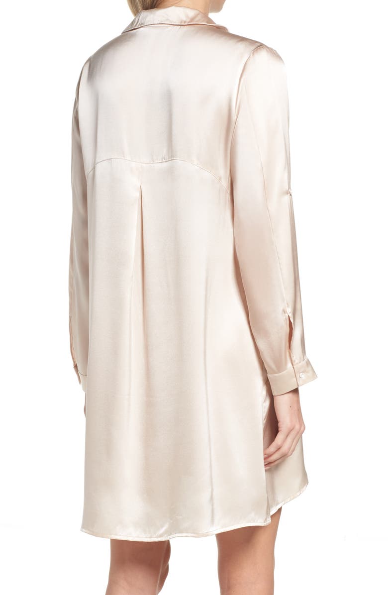 Papinelle Silk Sleep Shirt, Alternate, color, 