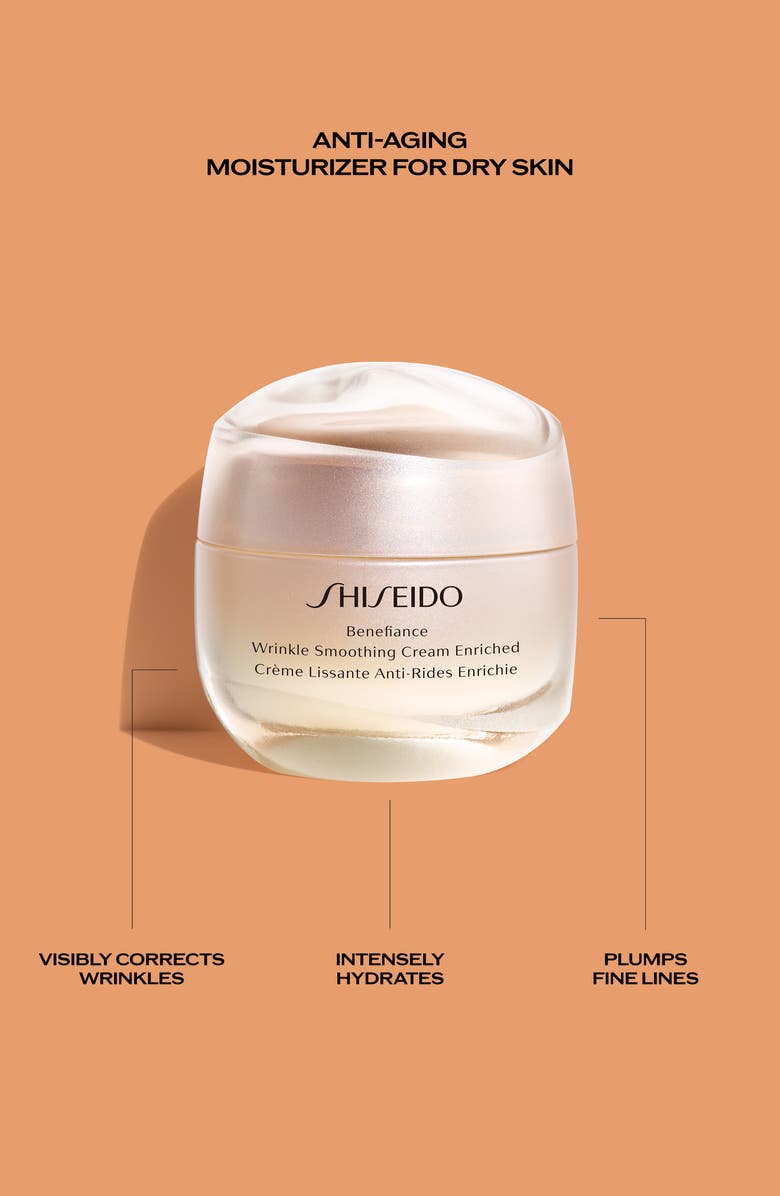 Shiseido Benefiance Wrinkle Smoothing Cream Enriched, Alternate, color,